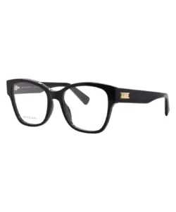 Bvlgari BV50077I 001 Eyeglasses Women's Shiny Black Full Rim 53-18-145