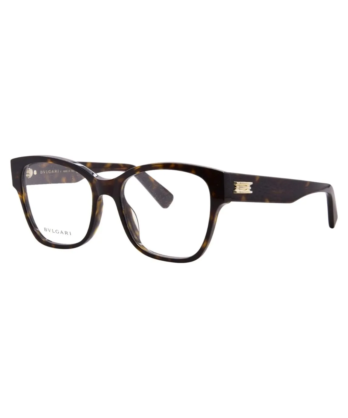 Bvlgari BV50077I 001 Eyeglasses Women's Shiny Black Full Rim 53-18-145 - Image 7