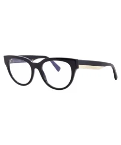 Bvlgari Roma BV50031I 001 Eyeglasses Women's Shiny Black Full Rim 53-18-145