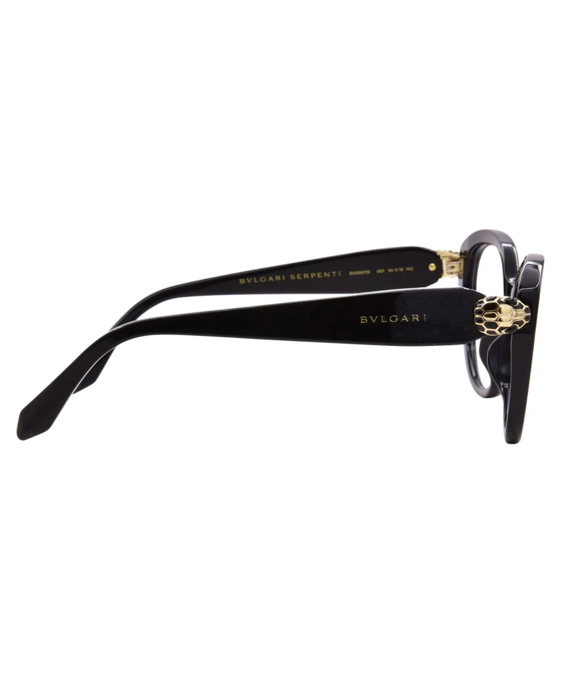Bvlgari Serpenti Forever BV50073I 001 Eyeglasses Women's Black Full Rim 54mm - Image 3