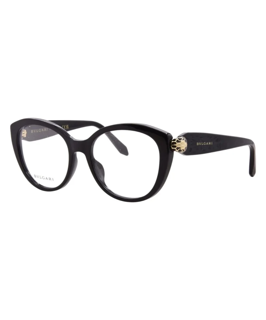 Bvlgari Serpenti Forever BV50073I 001 Eyeglasses Women's Black Full Rim 54mm