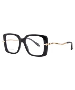 Bvlgari Serpenti-Viper BV50044I 001 Eyeglasses Women's Shiny Black Full Rim 52mm