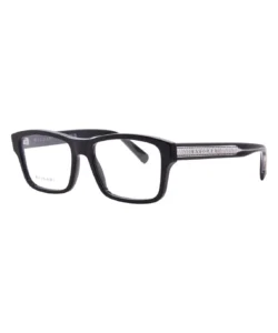 Bvlgari Tubogas BV50051I 001 Eyeglasses Men's Shiny Black Full Rim 55-17-150