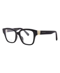 Bvlgari Tubogas BV50053I 001 Eyeglasses Women's Shiny Black Full Rim 52-17-140