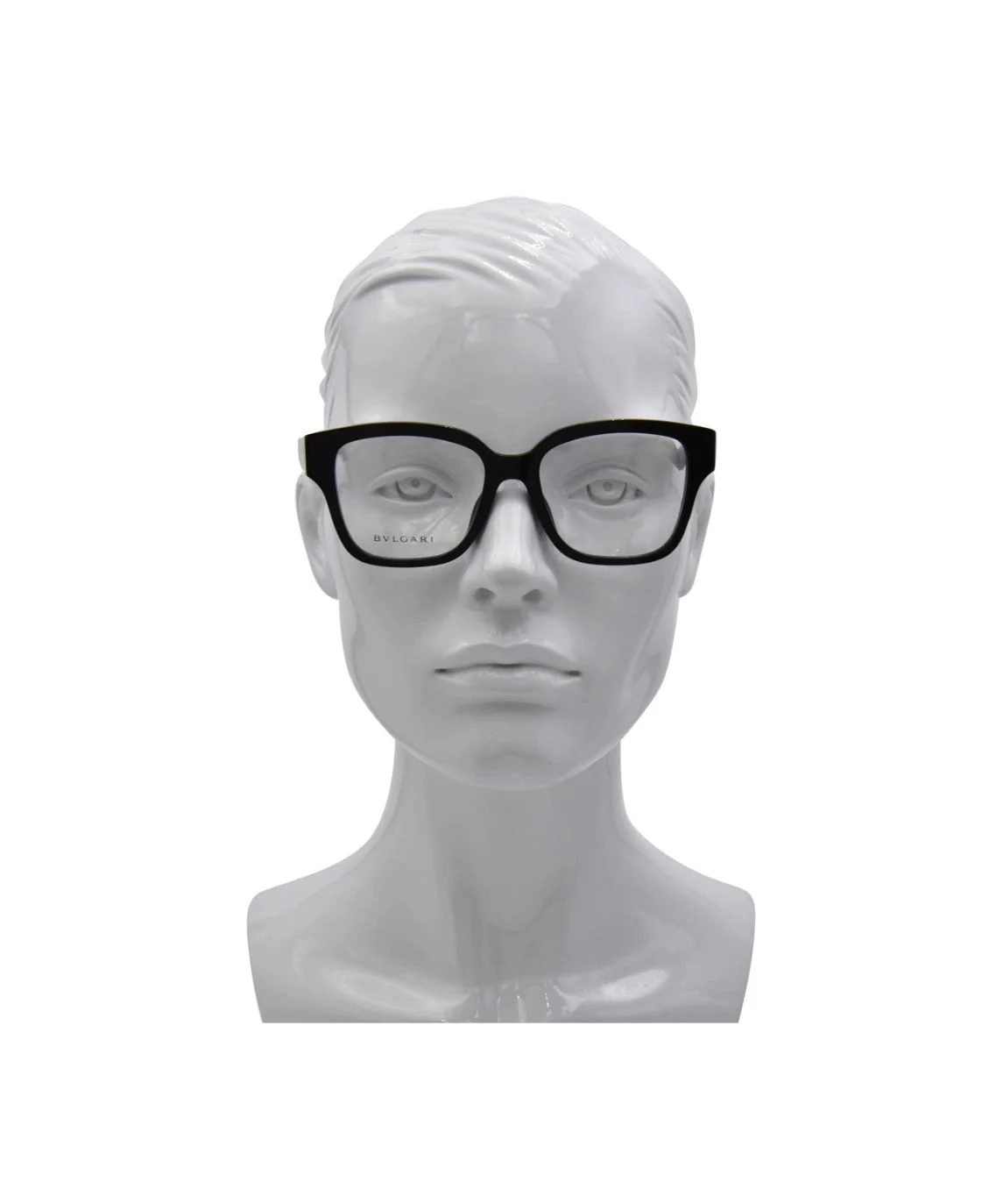 Bvlgari Tubogas BV50053I 001 Eyeglasses Women's Shiny Black Full Rim 52-17-140 - Image 6