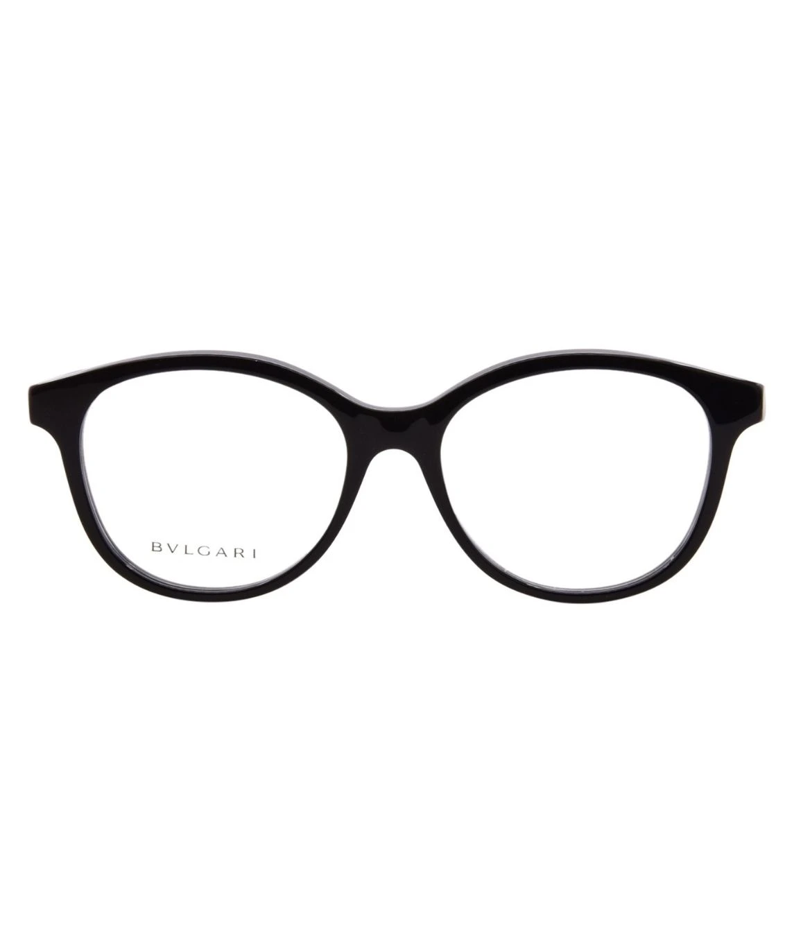 Bvlgari Tubogas BV50083I 001 Eyeglasses Women's Shiny Black Full Rim 52-16-140 - Image 2