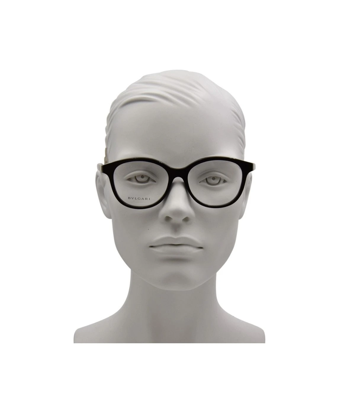 Bvlgari Tubogas BV50083I 001 Eyeglasses Women's Shiny Black Full Rim 52-16-140 - Image 6