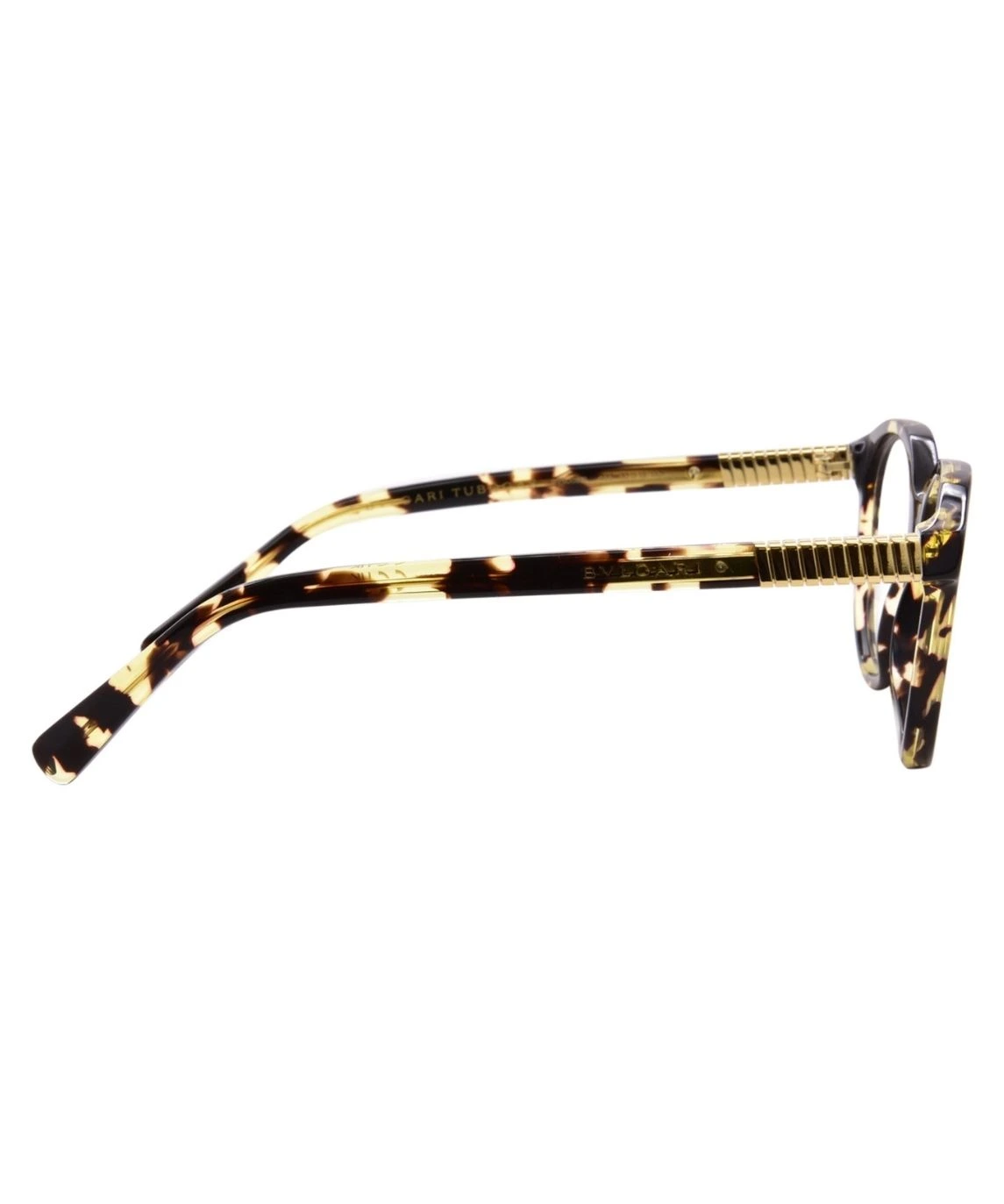 Bvlgari Tubogas BV50083I 001 Eyeglasses Women's Shiny Black Full Rim 52-16-140 - Image 8