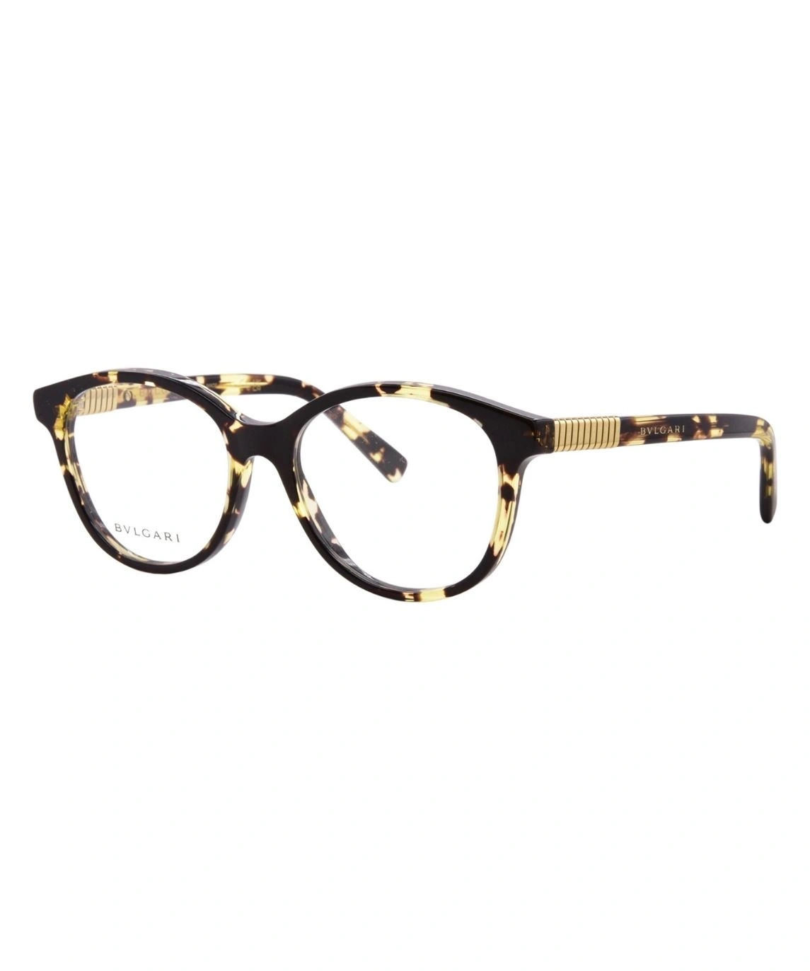Bvlgari Tubogas BV50083I 001 Eyeglasses Women's Shiny Black Full Rim 52-16-140 - Image 7