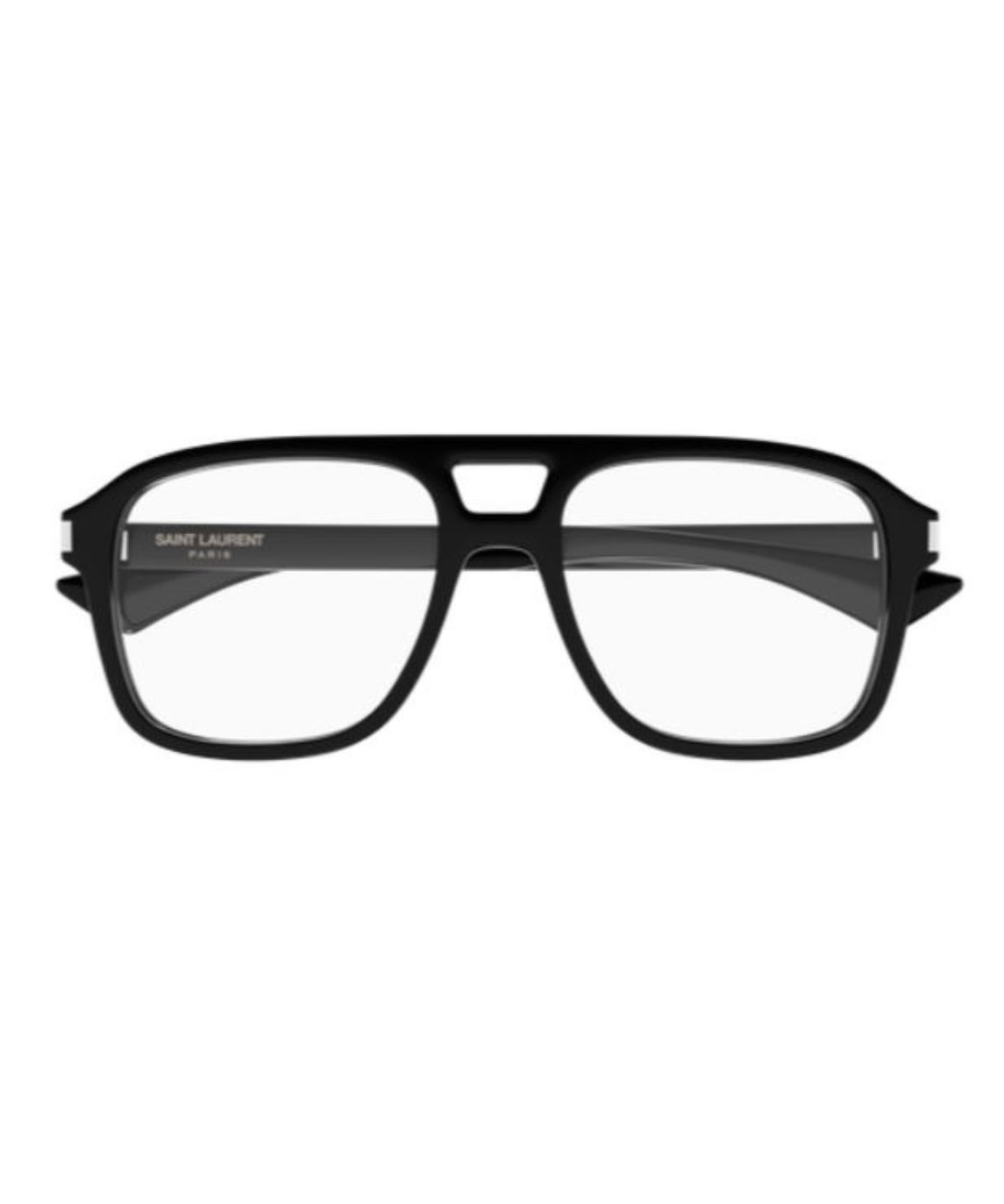 Saint Laurent OPT SL 881 001 Eyeglasses Men's Black/Crystal Full Rim 55-18-145 - Image 3