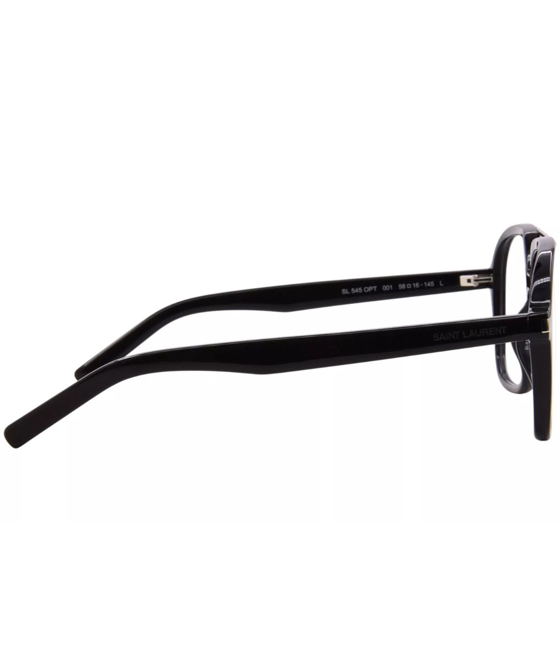 Saint Laurent SL 545 001 Eyeglasses Women's Black Full Rim 58-16-145 - Image 4