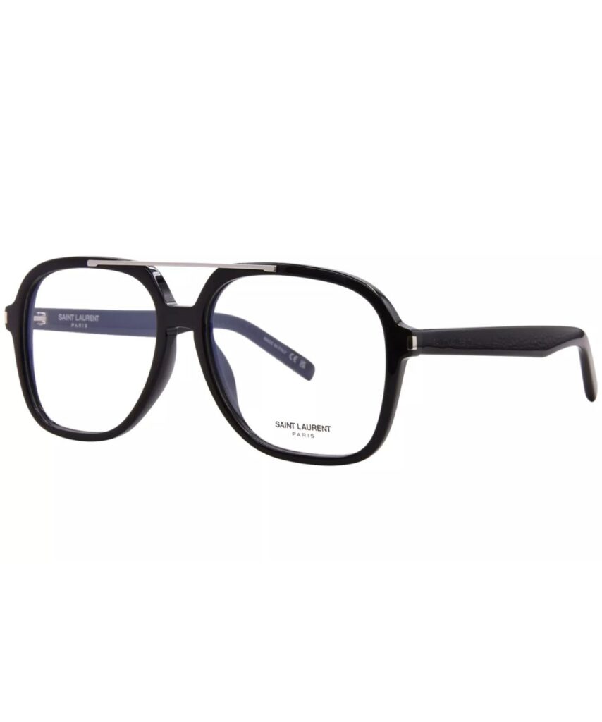 Saint Laurent SL 545 001 Eyeglasses Women's Black Full Rim 58-16-145