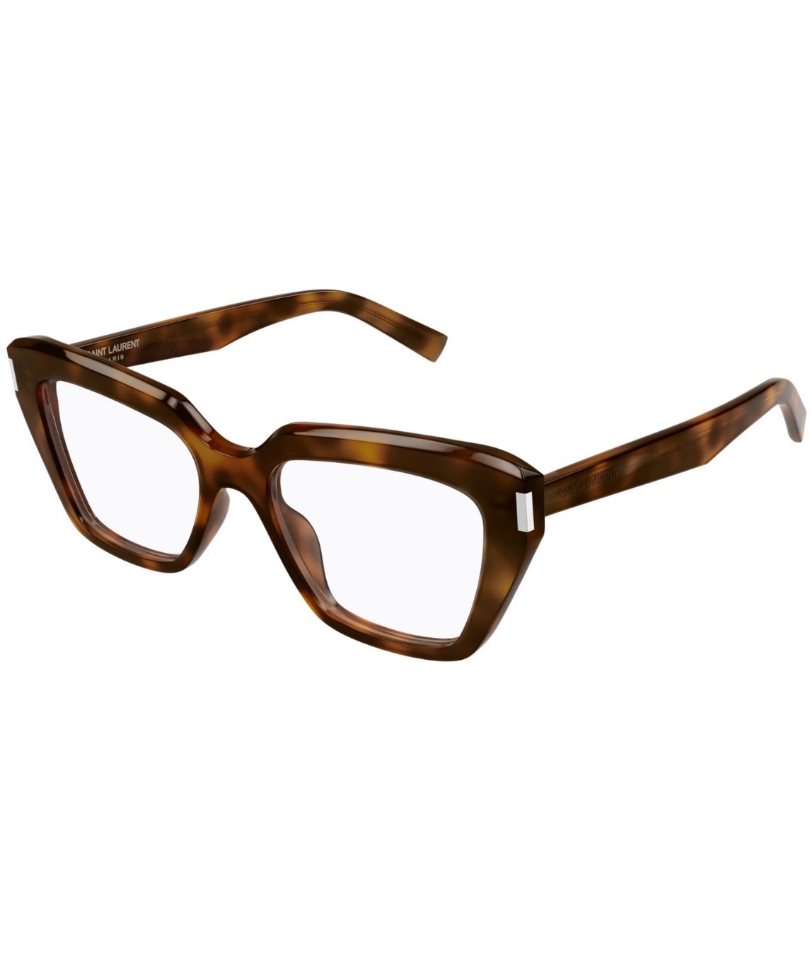 Saint Laurent SL 829 001 Eyeglasses Women's Black Full Rim Cat Eye 54-18-145 - Image 4