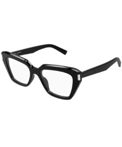 Saint Laurent SL 829 001 Eyeglasses Women's Black Full Rim Cat Eye 54-18-145