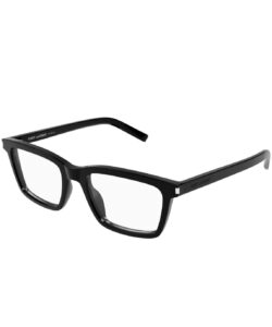 Saint Laurent SL 842 001 Eyeglasses Men's Black Full Rim Square Shape 54-19-145