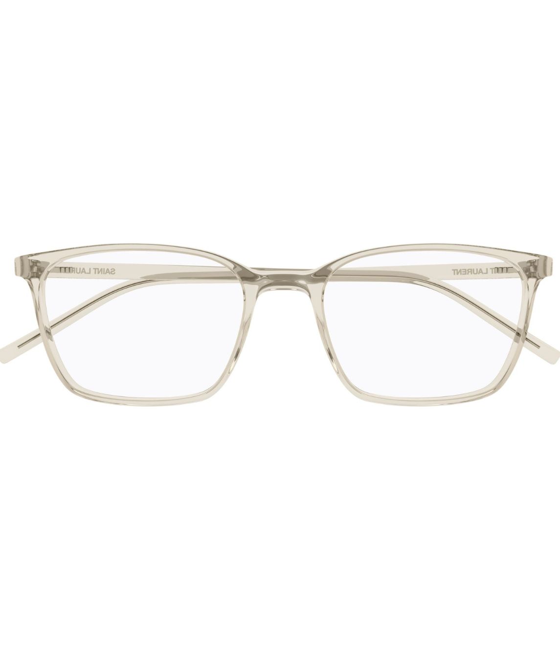 Saint Laurent SL 885 004 Eyeglasses Beige Full Rim Rectangle Shape 53-18-145 - Image 3