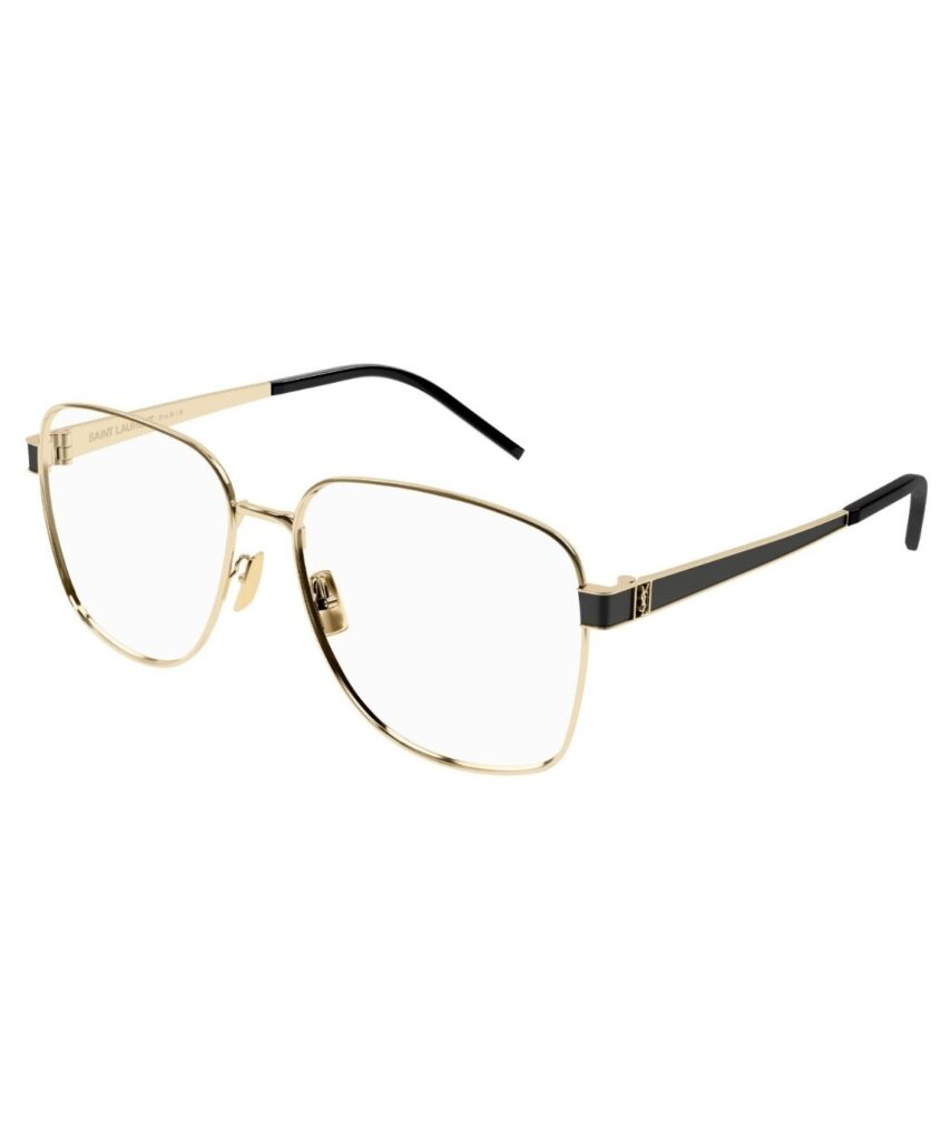 Saint Laurent SL M134 003 Eyeglasses Women's Gold Full Rim 57-15-145