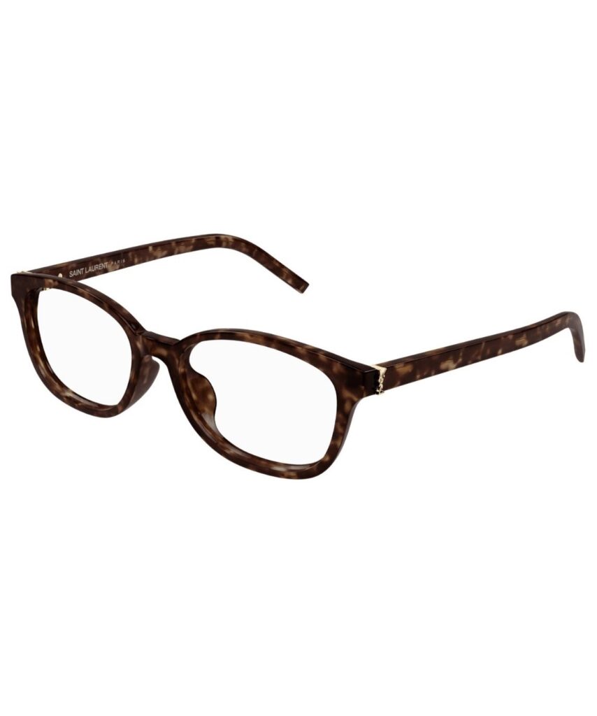 Saint Laurent SL M141/F 006 Eyeglasses Women's Beige Full Rim 54-16-145
