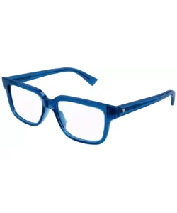 Bottega Veneta BV1256O 008 Eyeglasses Men's Blue Full Rim 56-16-145