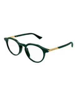 Bottega Veneta BV1263O 004 Eyeglasses Men's Green Full Rim 48-20-145