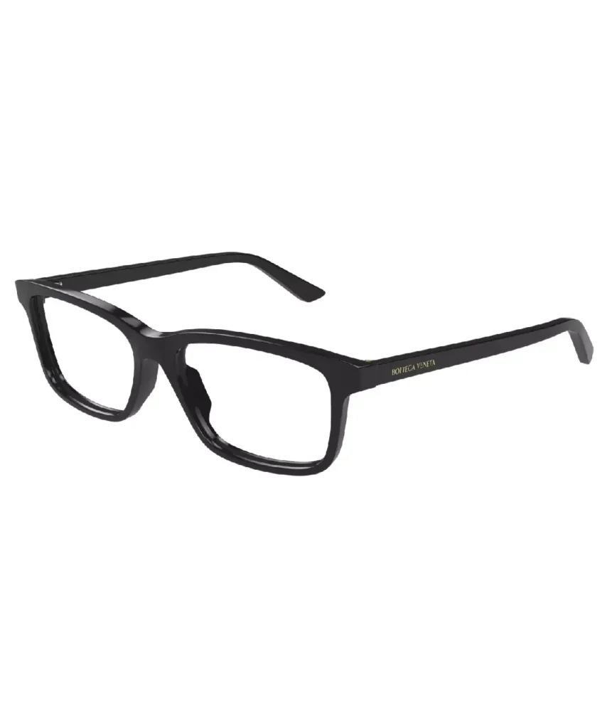 Bottega Veneta BV1314O 006 Eyeglasses Men's Black Full Rim 57-16-145