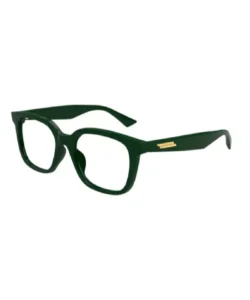 Bottega Veneta BV1334OA 003 Eyeglasses Green Full Rim Square Shape 52-18-145