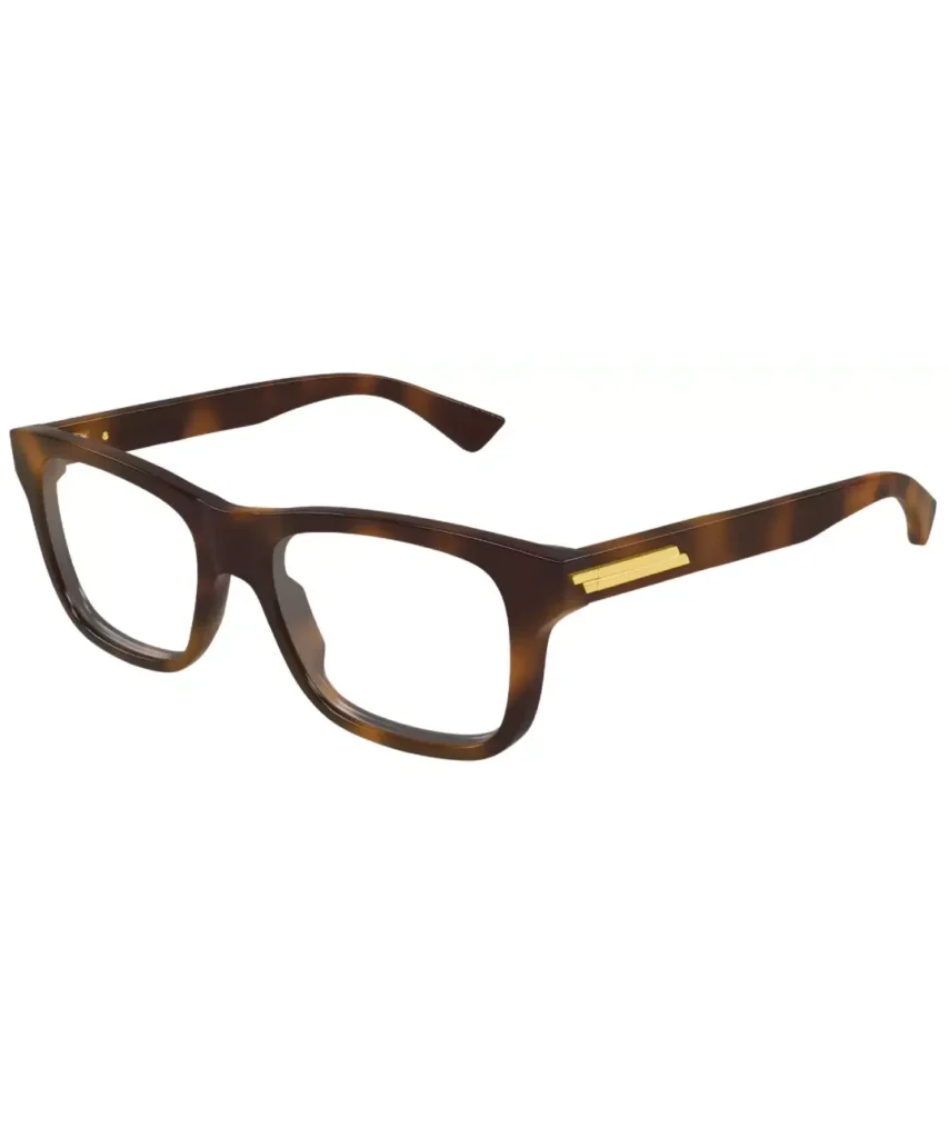 Bottega Veneta BV1412O 007 Eyeglasses Men's Grey Full Rim 54-18-145