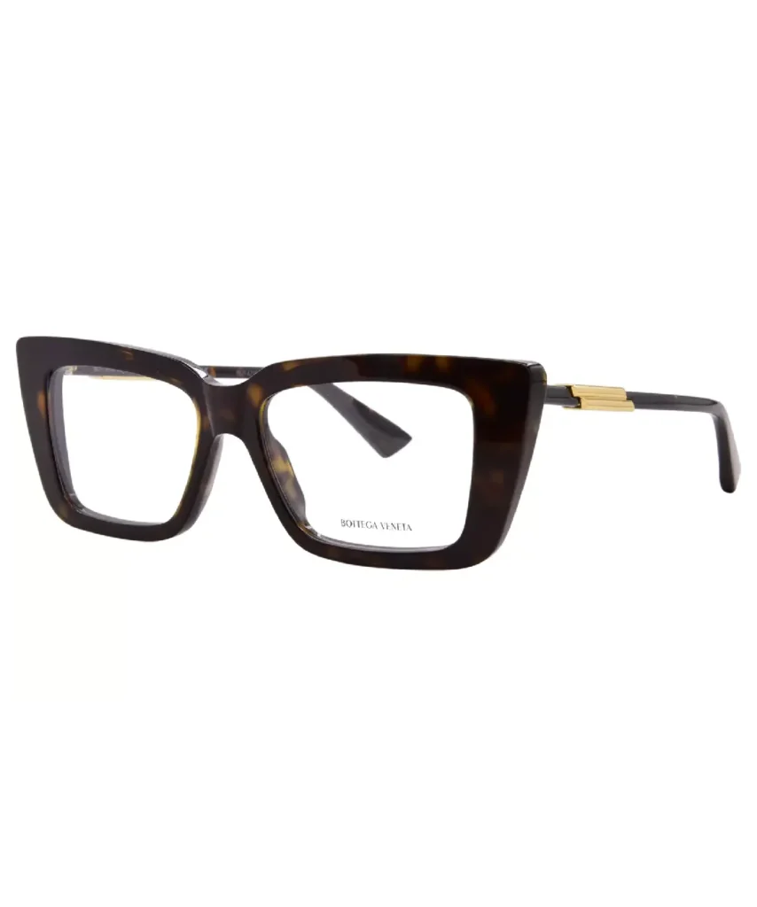 Bottega Veneta BV1448O 001 Eyeglasses Women's Black Full Rim 53-16-140