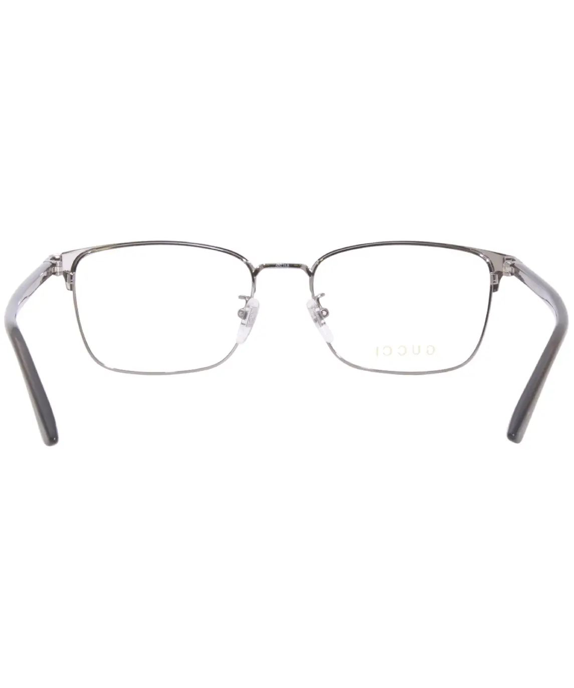 Gucci GG1124OA 003 Eyeglasses Men's Black/Brown Full Rim Rectangle Shape 55mm - Image 2