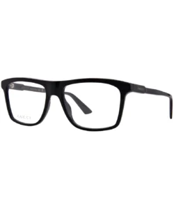 Gucci GG1820O 003 Eyeglasses Men's Black/Green Full Rim 55-17-145