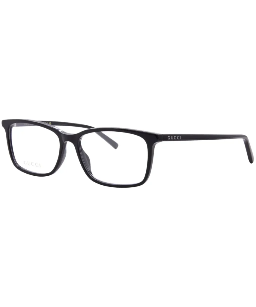 Gucci GG1997O 005 Eyeglasses Men's Black Full Rim Rectangle Shape 57-16-150