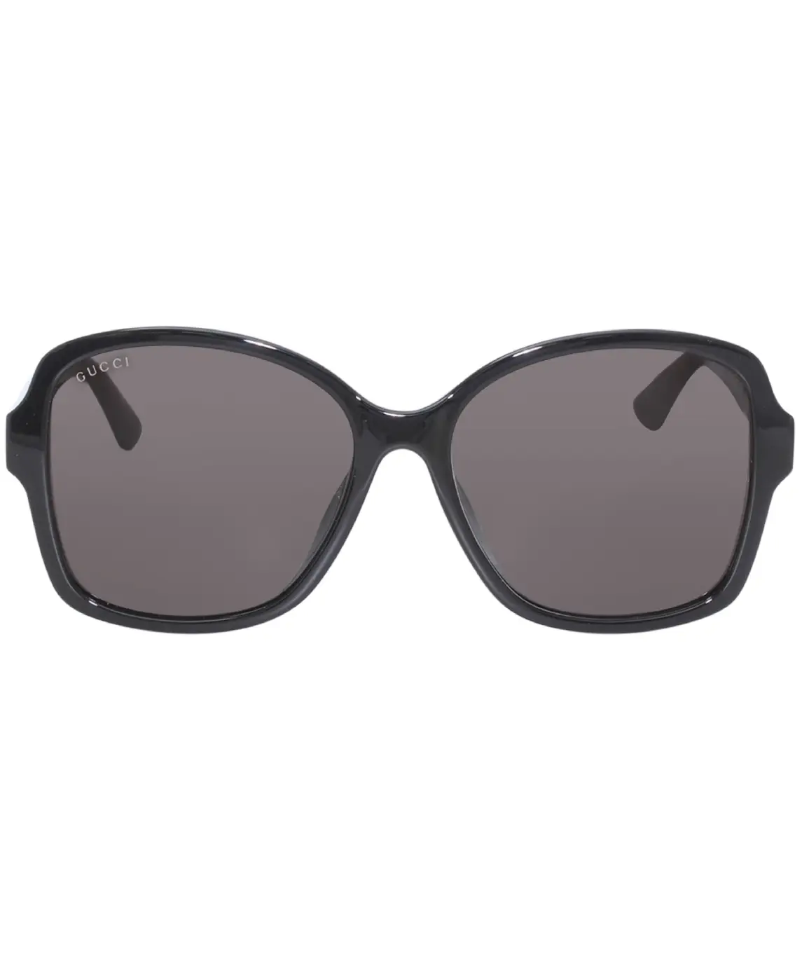 Gucci Gucci-Logo GG0765SA 002 Sunglasses Women's Black/Grey Lens Butterfly 57mm - Image 2