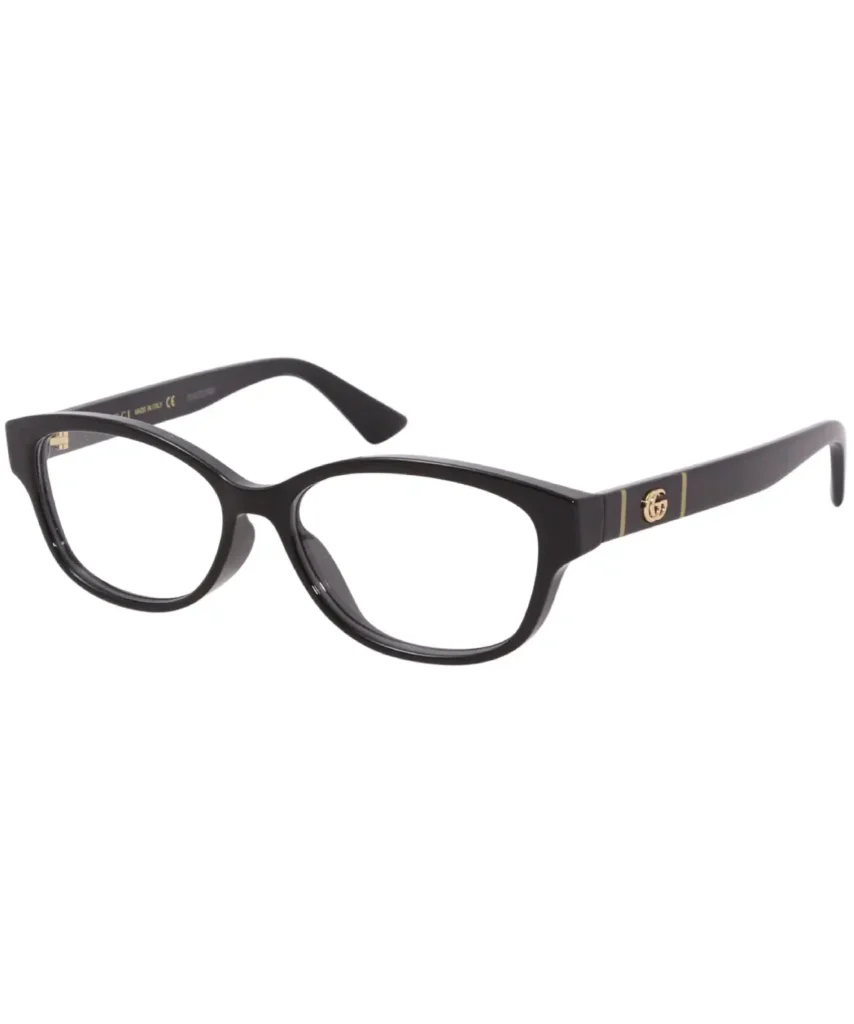 Gucci Women's GG0639OA 001 Eyeglasses Frame Black Full Rim Cat Eye 53mm