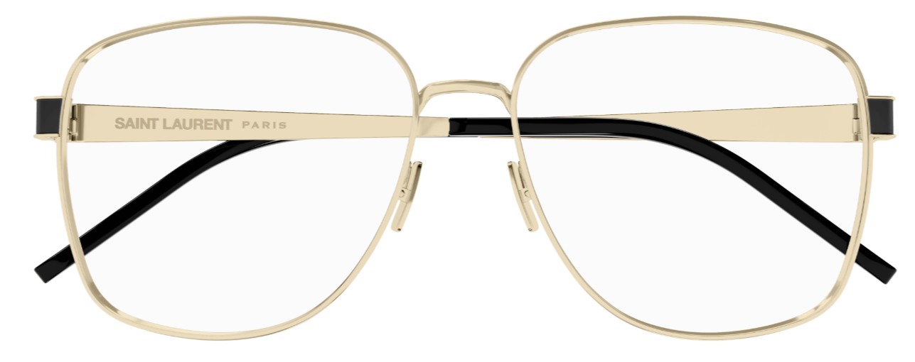 Saint Laurent SL M134 003 Eyeglasses Women's Gold Full Rim 57-15-145 - Image 2